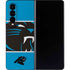 NFL Carolina Panthers Zone Block Galaxy Z Fold4 5G Skin