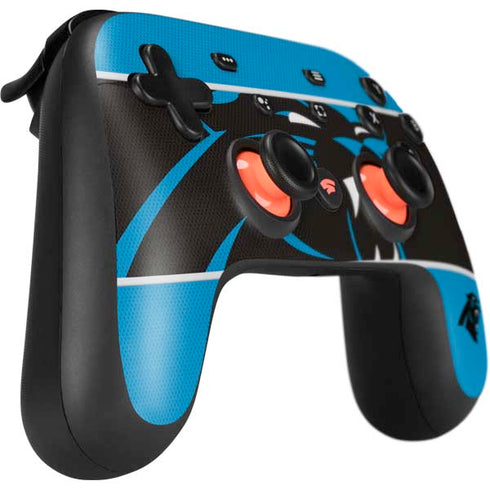 NFL Carolina Panthers Zone Block Google Stadia Controller Skin
