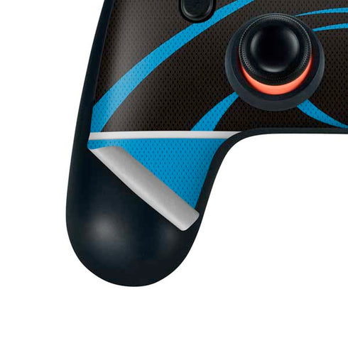 NFL Carolina Panthers Zone Block Google Stadia Controller Skin