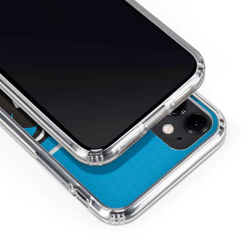 NFL Carolina Panthers Zone Block iPhone 11 Clear Case