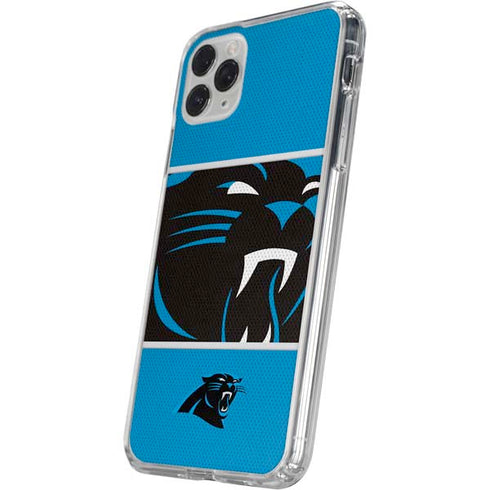 NFL Carolina Panthers Zone Block iPhone 11 Pro Clear Case