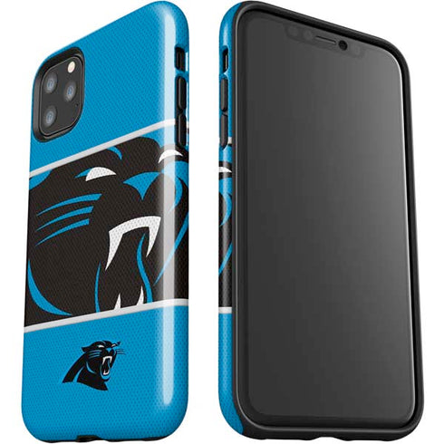 NFL Carolina Panthers Zone Block iPhone 11 Pro Max Impact Case