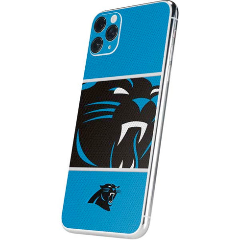 NFL Carolina Panthers Zone Block iPhone 11 Pro Max Skin