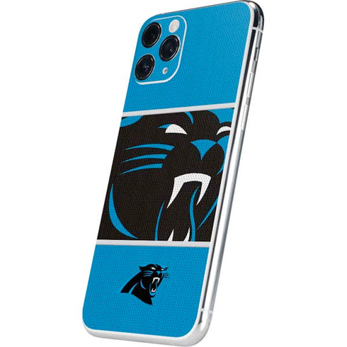 NFL Carolina Panthers Zone Block iPhone 11 Pro Skin