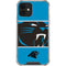 NFL Carolina Panthers Zone Block iPhone 12 Clear Case