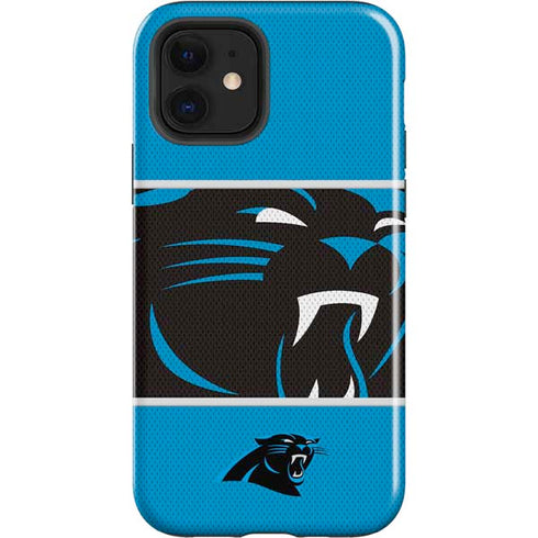 NFL Carolina Panthers Zone Block iPhone 12 Impact Case