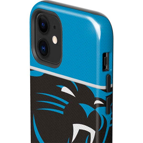 NFL Carolina Panthers Zone Block iPhone 12 Impact Case