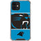 NFL Carolina Panthers Zone Block iPhone 12 Mini Clear Case