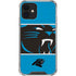 NFL Carolina Panthers Zone Block iPhone 12 Mini Clear Case