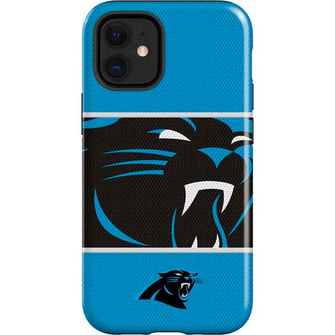 NFL Carolina Panthers Zone Block iPhone 12 Mini Impact Case