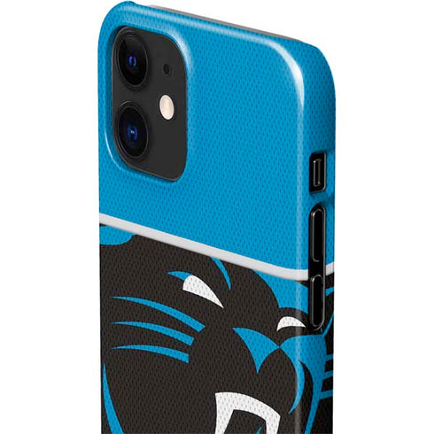 NFL Carolina Panthers Zone Block iPhone 12 Mini Lite Case