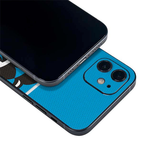 NFL Carolina Panthers Zone Block iPhone 12 Skin