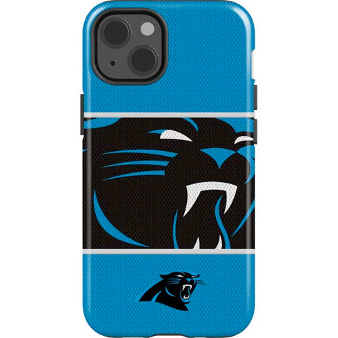 NFL Carolina Panthers Zone Block iPhone 13 Impact Case