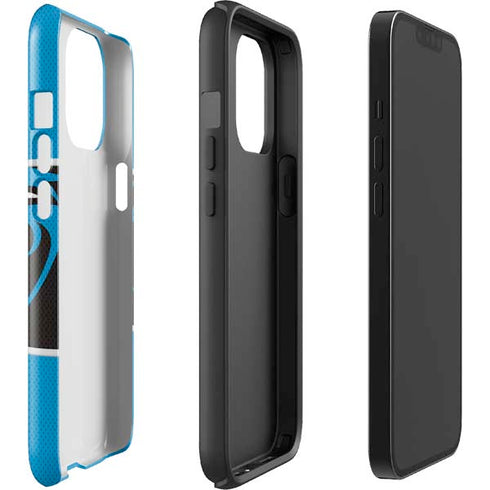 NFL Carolina Panthers Zone Block iPhone 13 Pro Max Impact Case