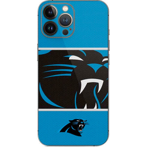 NFL Carolina Panthers Zone Block iPhone 13 Pro Max Skin