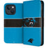 NFL Carolina Panthers Zone Block iPhone 14 Folio Case