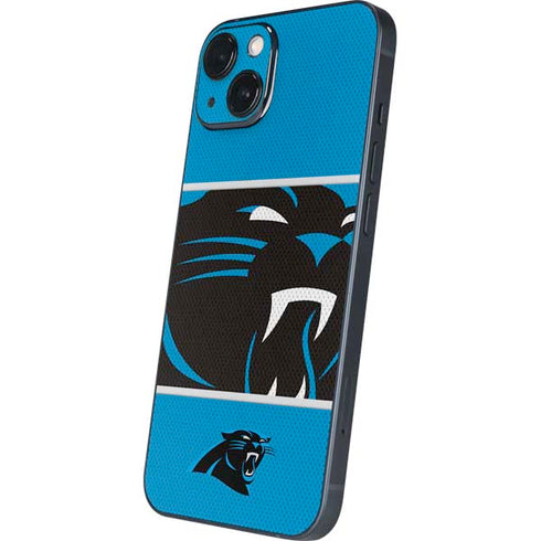 NFL Carolina Panthers Zone Block iPhone 15 Plus Skin