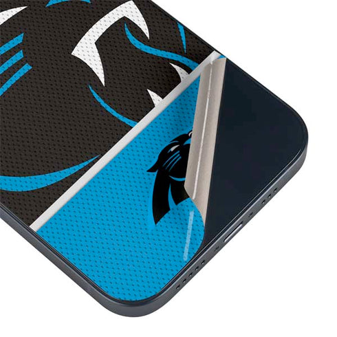 NFL Carolina Panthers Zone Block iPhone 15 Plus Skin