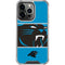 NFL Carolina Panthers Zone Block iPhone 15 Pro Clear Case