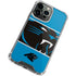 NFL Carolina Panthers Zone Block iPhone 15 Pro Clear Case