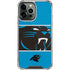NFL Carolina Panthers Zone Block iPhone 14 Pro Max Clear Case