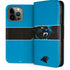 NFL Carolina Panthers Zone Block iPhone 14 Pro Max Folio Case