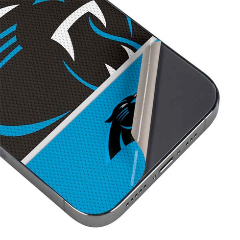 NFL Carolina Panthers Zone Block iPhone 14 Pro Max Skin