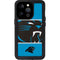 NFL Carolina Panthers Zone Block iPhone 14 Pro Waterproof Case