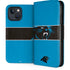 NFL Carolina Panthers Zone Block iPhone 15 Plus Folio Case