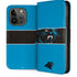NFL Carolina Panthers Zone Block iPhone 15 Pro Folio Case