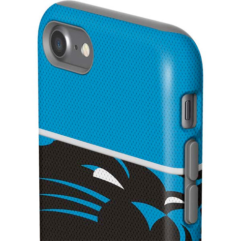 NFL Carolina Panthers Zone Block iPhone SE (2nd & 3rd Gen) Pro Case