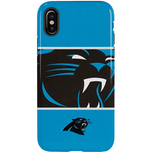 NFL Carolina Panthers Zone Block iPhone X Pro Case