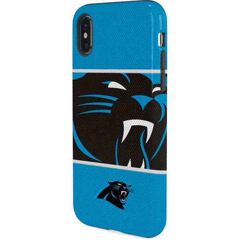 NFL Carolina Panthers Zone Block iPhone X Pro Case