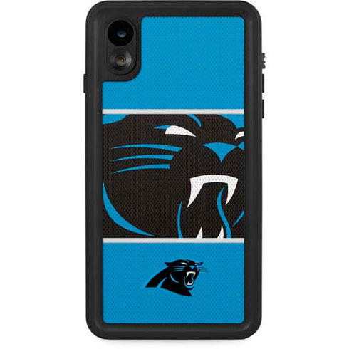 NFL Carolina Panthers Zone Block iPhone XR Waterproof Case