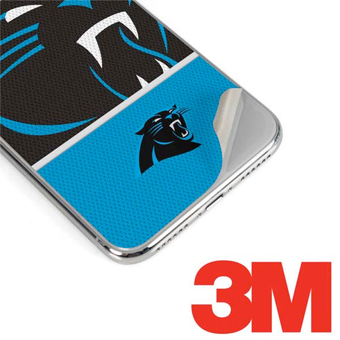 NFL Carolina Panthers Zone Block iPhone XS Max Skin