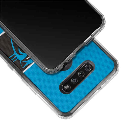 NFL Carolina Panthers Zone Block LG K51/Q51 Clear Case