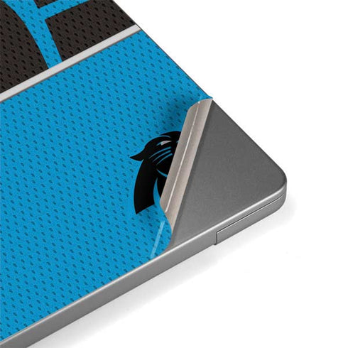 NFL Carolina Panthers Zone Block MacBook Pro 14in (2021-24) Skin