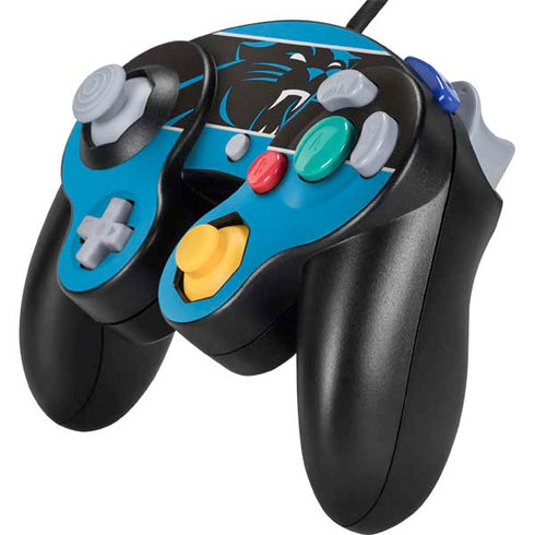 NFL Carolina Panthers Zone Block Nintendo GameCube Controller Skin