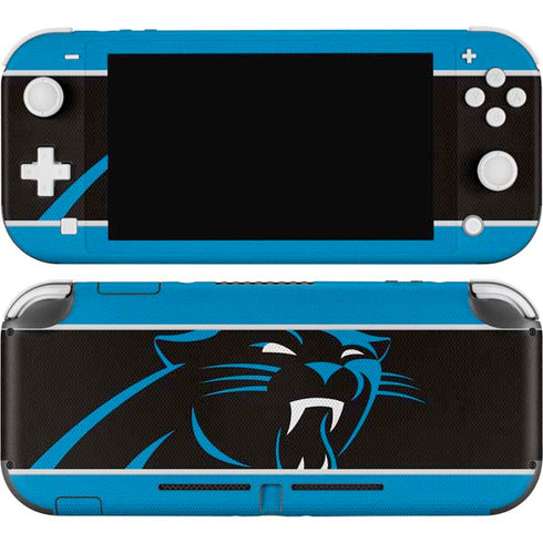 NFL Carolina Panthers Zone Block Nintendo Switch Lite Skin
