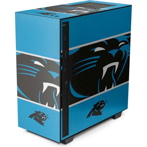 NFL Carolina Panthers Zone Block NZXT H510 Compact ATX Mid-Tower Case Skin