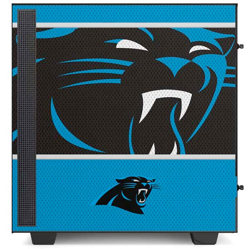 NFL Carolina Panthers Zone Block NZXT H510 Compact ATX Mid-Tower Case Skin