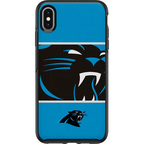 NFL Carolina Panthers Zone Block Otterbox Symmetry iPhone Skin