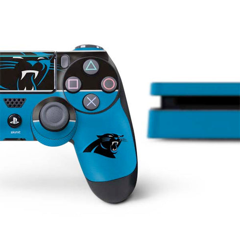 NFL Carolina Panthers Zone Block PS4 Slim Bundle Skin