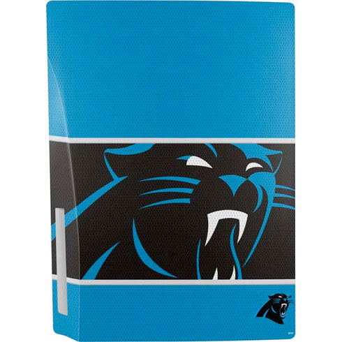 NFL Carolina Panthers Zone Block PS5 Console Skin