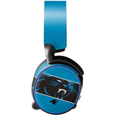 NFL Carolina Panthers Zone Block SteelSeries Arctis 5 Skin