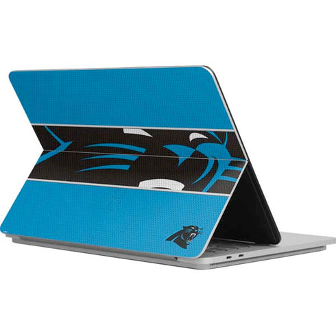 NFL Carolina Panthers Zone Block Surface Laptop Studio Skin