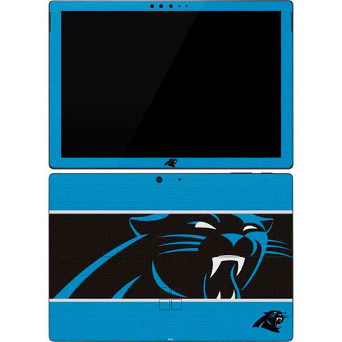 NFL Carolina Panthers Zone Block Surface Pro 7 Skin