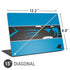 NFL Carolina Panthers Zone Block Universal Laptop 15in (12.2 x 8.8in) Skin