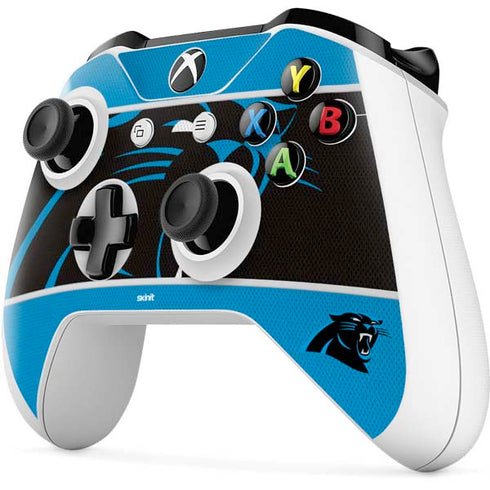 NFL Carolina Panthers Zone Block Xbox One S Controller Skin