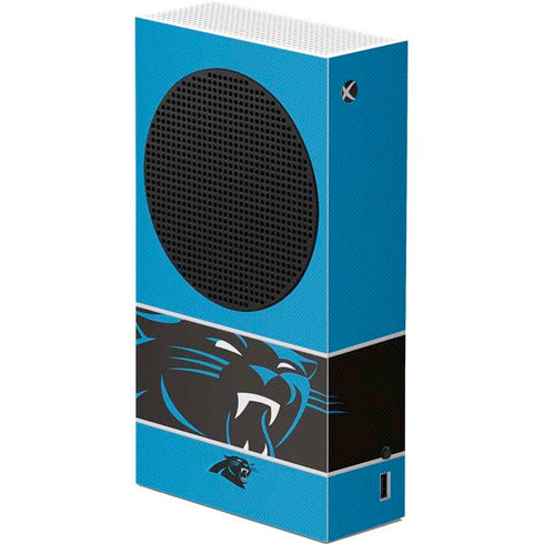 NFL Carolina Panthers Zone Block Xbox Series S Console Skin